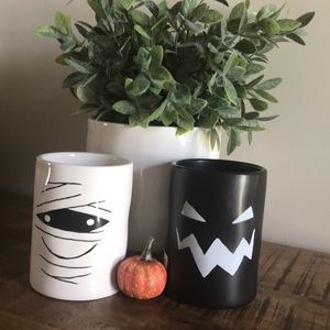 Rae Dunn two sided Halloween candles- LG